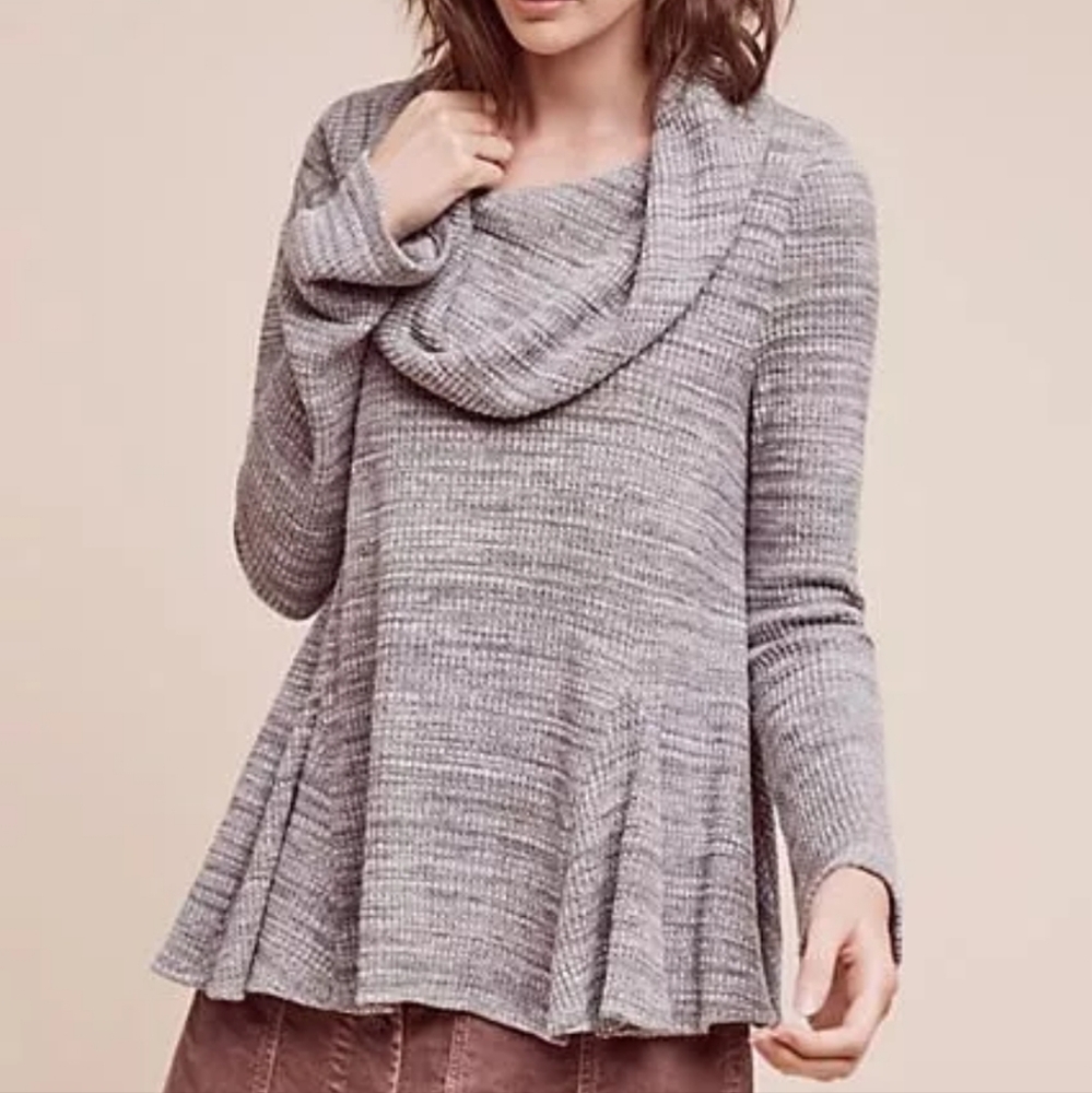 Anthropologie Postmark Women's Sweater Gray Size S Small